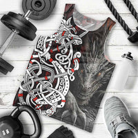 Viking Dragons Men Tank Top Norse Mythology - Wonder Print Shop