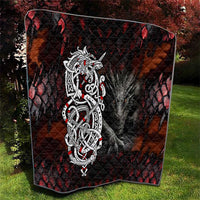 Viking Dragons Quilt Norse Mythology - Wonder Print Shop