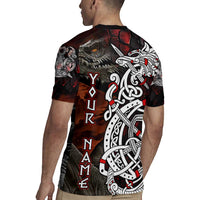 Viking Dragons Rugby Jersey Norse Mythology - Wonder Print Shop