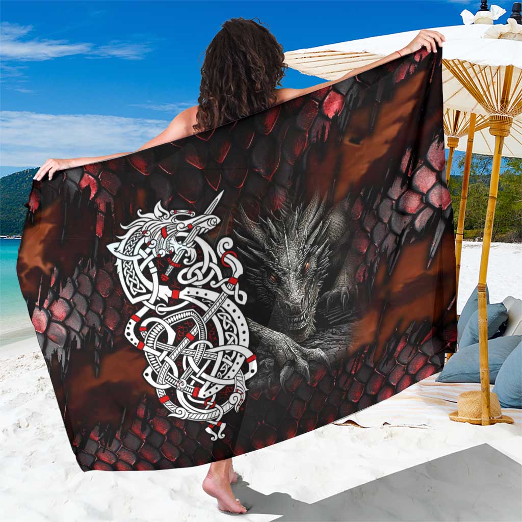 Viking Dragons Sarong Norse Mythology - Wonder Print Shop