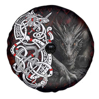 Viking Dragons Spare Tire Cover Norse Mythology - Wonder Print Shop