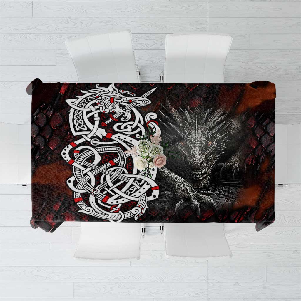 Viking Dragons Tablecloth Norse Mythology - Wonder Print Shop