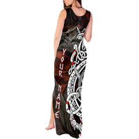 Viking Dragons Tank Maxi Dress Norse Mythology - Wonder Print Shop