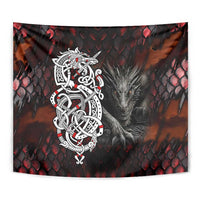 Viking Dragons Tapestry Norse Mythology - Wonder Print Shop