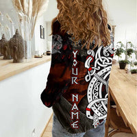 Viking Dragons Women Casual Shirt Norse Mythology - Wonder Print Shop