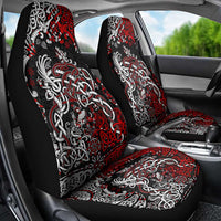 Viking Warrior And Viking Dragons Car Seat Cover - Wonder Print Shop