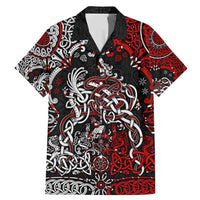 Viking Warrior And Viking Dragons Family Matching Mermaid Dress and Hawaiian Shirt - Wonder Print Shop