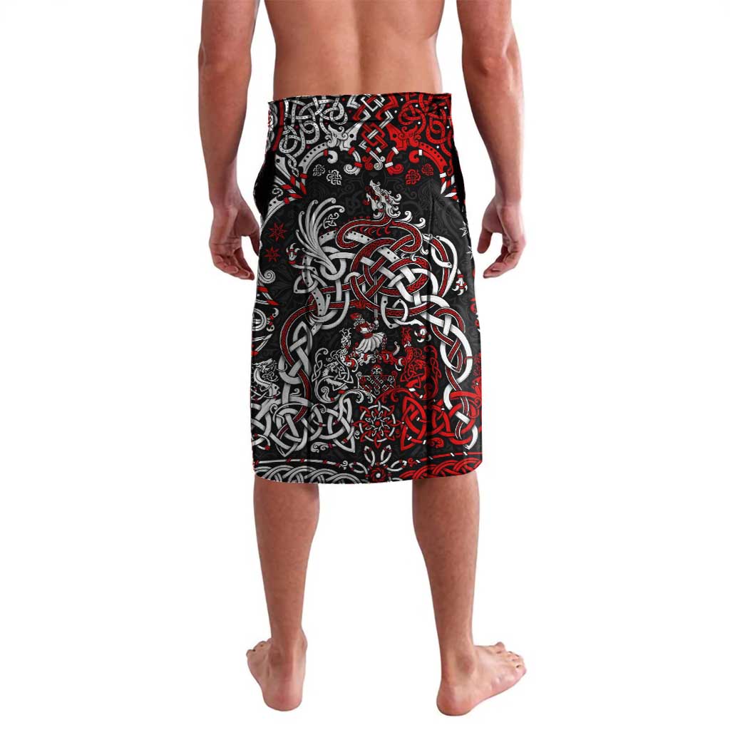Viking Warrior And Viking Dragons Lavalava - Wonder Print Shop