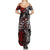 Viking Warrior And Viking Dragons Summer Maxi Dress - Wonder Print Shop