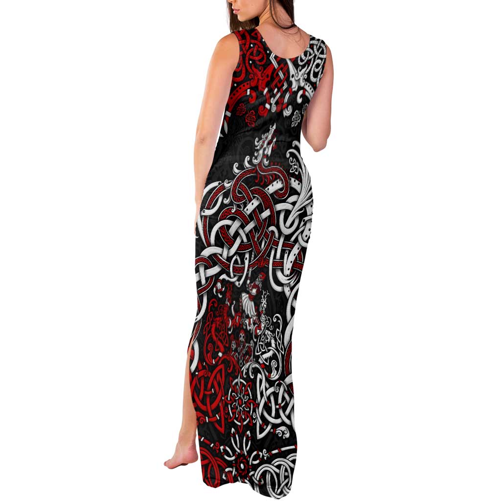 Viking Warrior And Viking Dragons Tank Maxi Dress - Wonder Print Shop