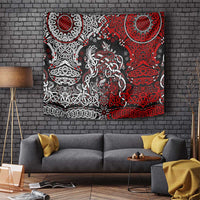 Viking Warrior And Viking Dragons Tapestry - Wonder Print Shop