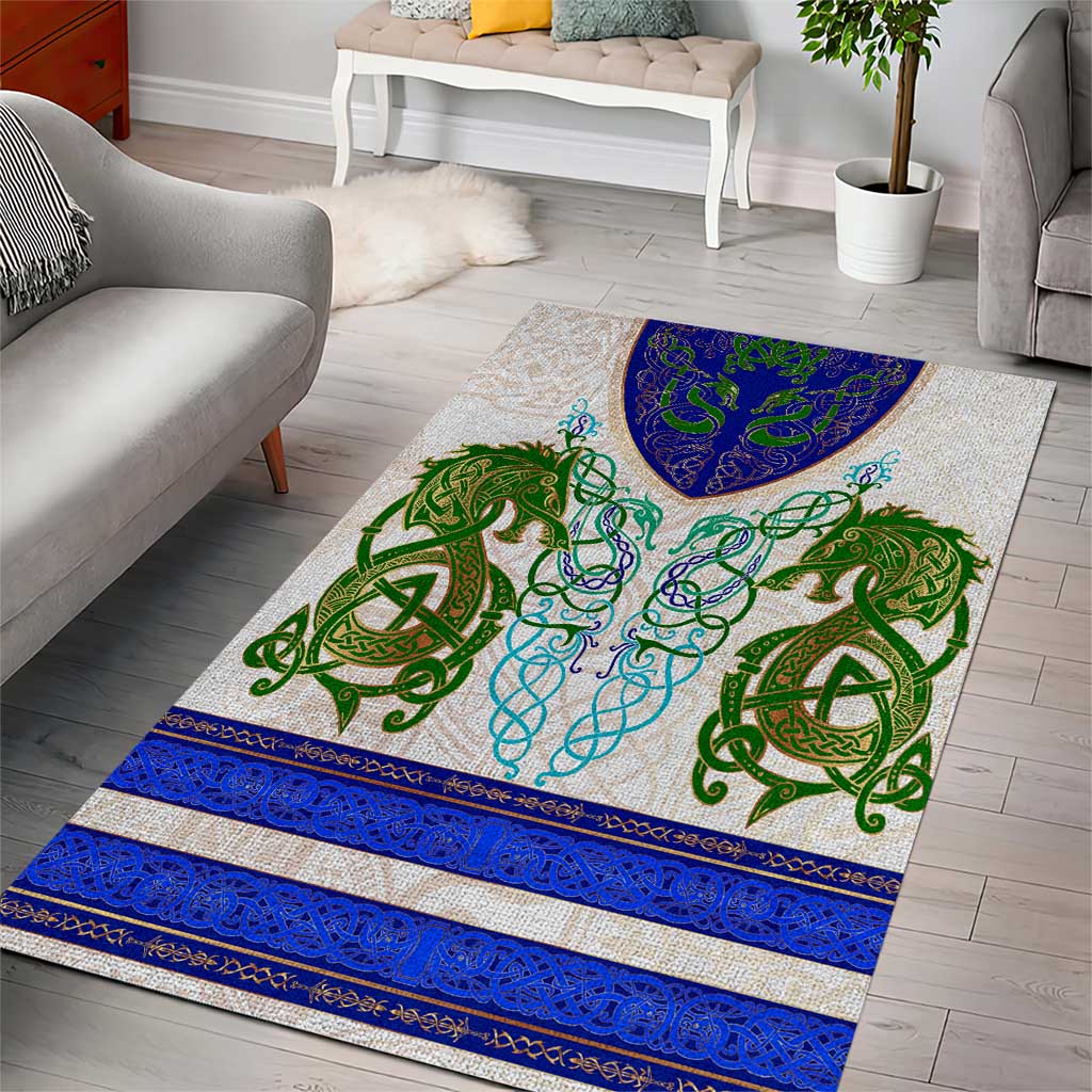 Dragon Celtic Knot Area Rug - Wonder Print Shop