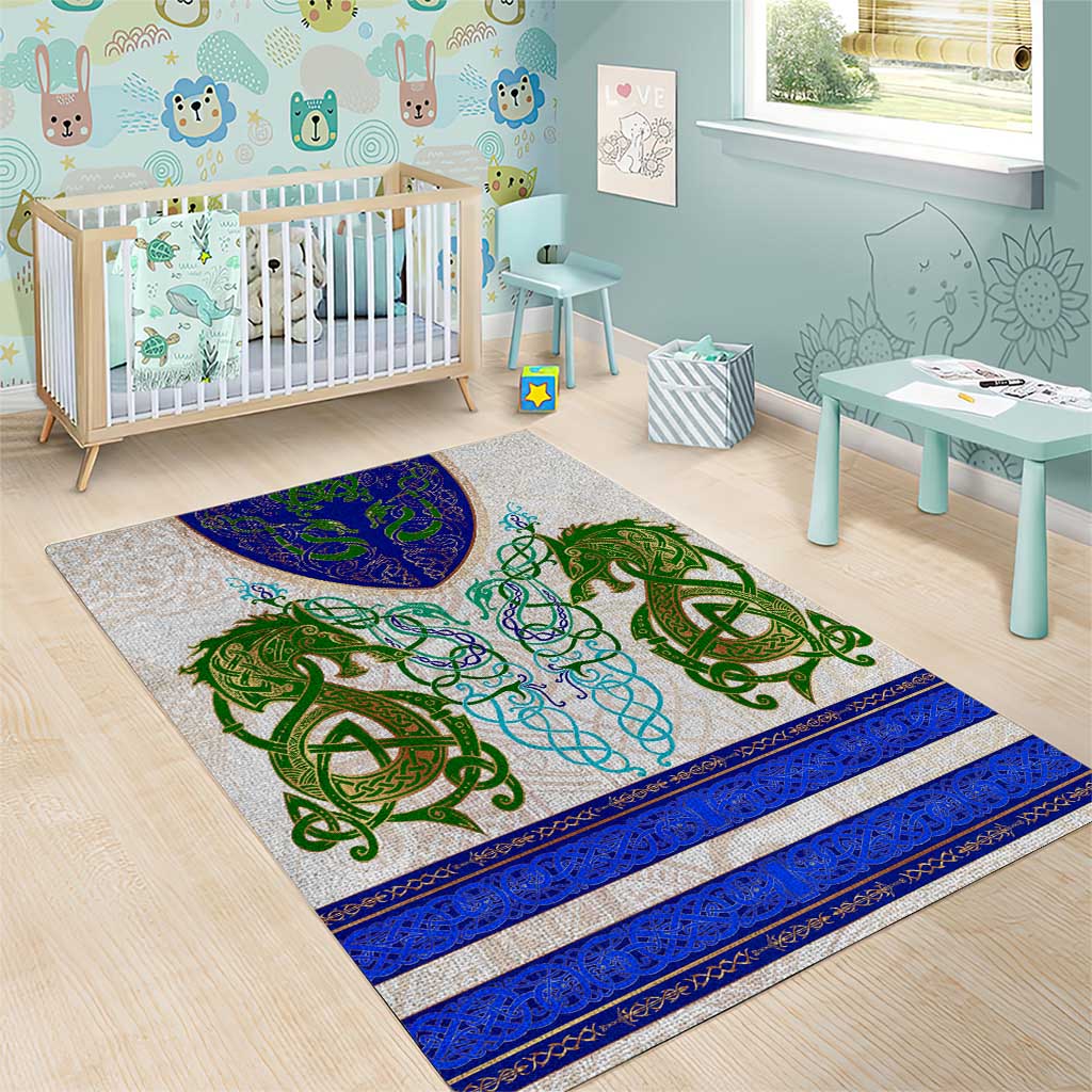 Dragon Celtic Knot Area Rug - Wonder Print Shop
