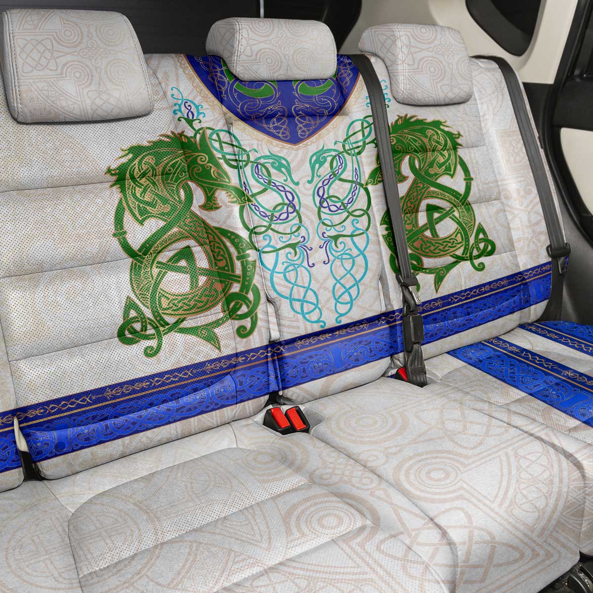 Dragon Celtic Knot Back Car Seat Cover - Wonder Print Shop