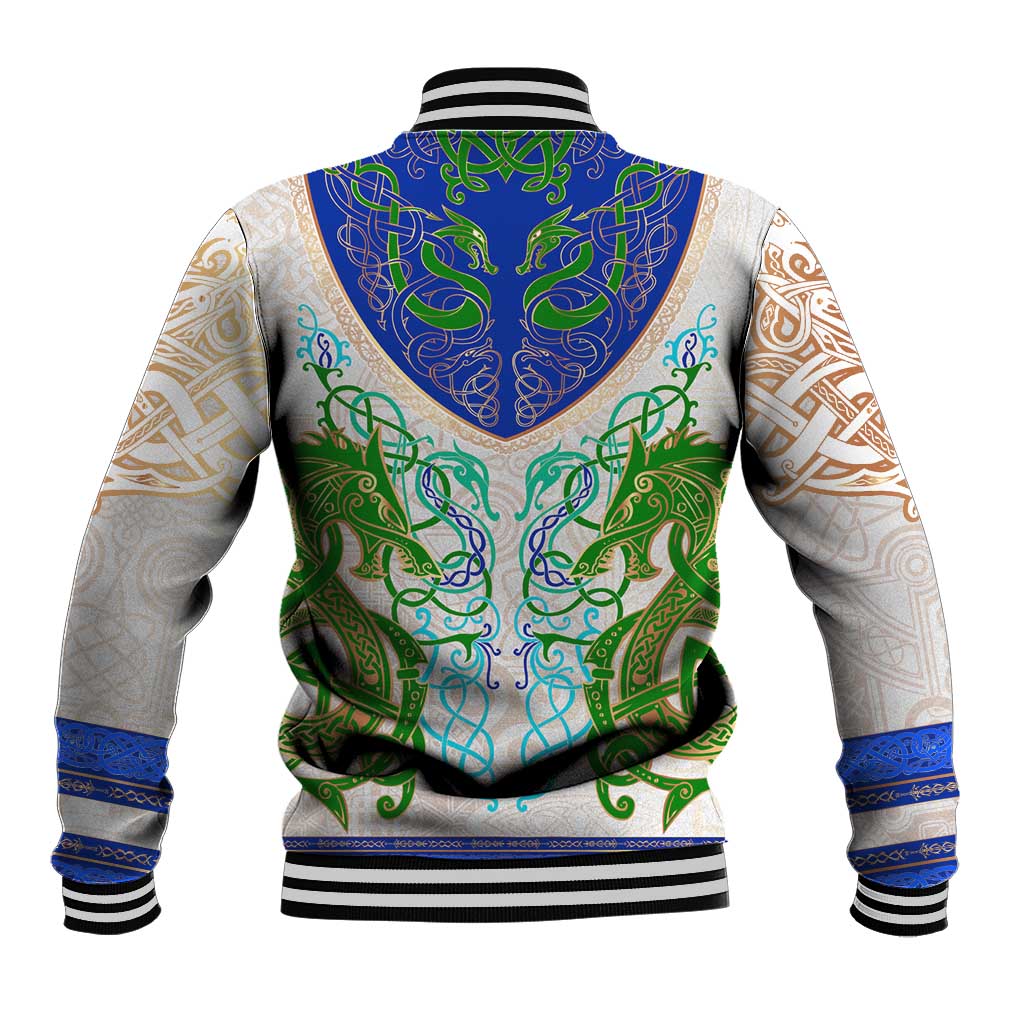 Dragon Celtic Knot Baseball Jacket - Wonder Print Shop