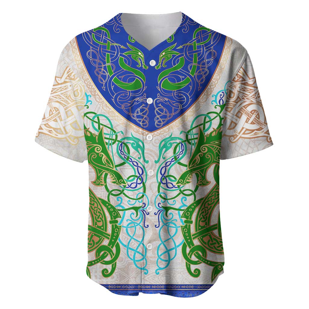 Dragon Celtic Knot Baseball Jersey - Wonder Print Shop
