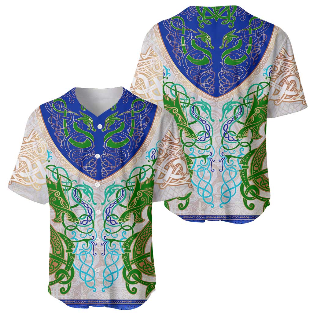 Dragon Celtic Knot Baseball Jersey - Wonder Print Shop