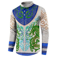 Dragon Celtic Knot Button Sweatshirt - Wonder Print Shop