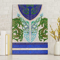 Dragon Celtic Knot Canvas Wall Art - Wonder Print Shop