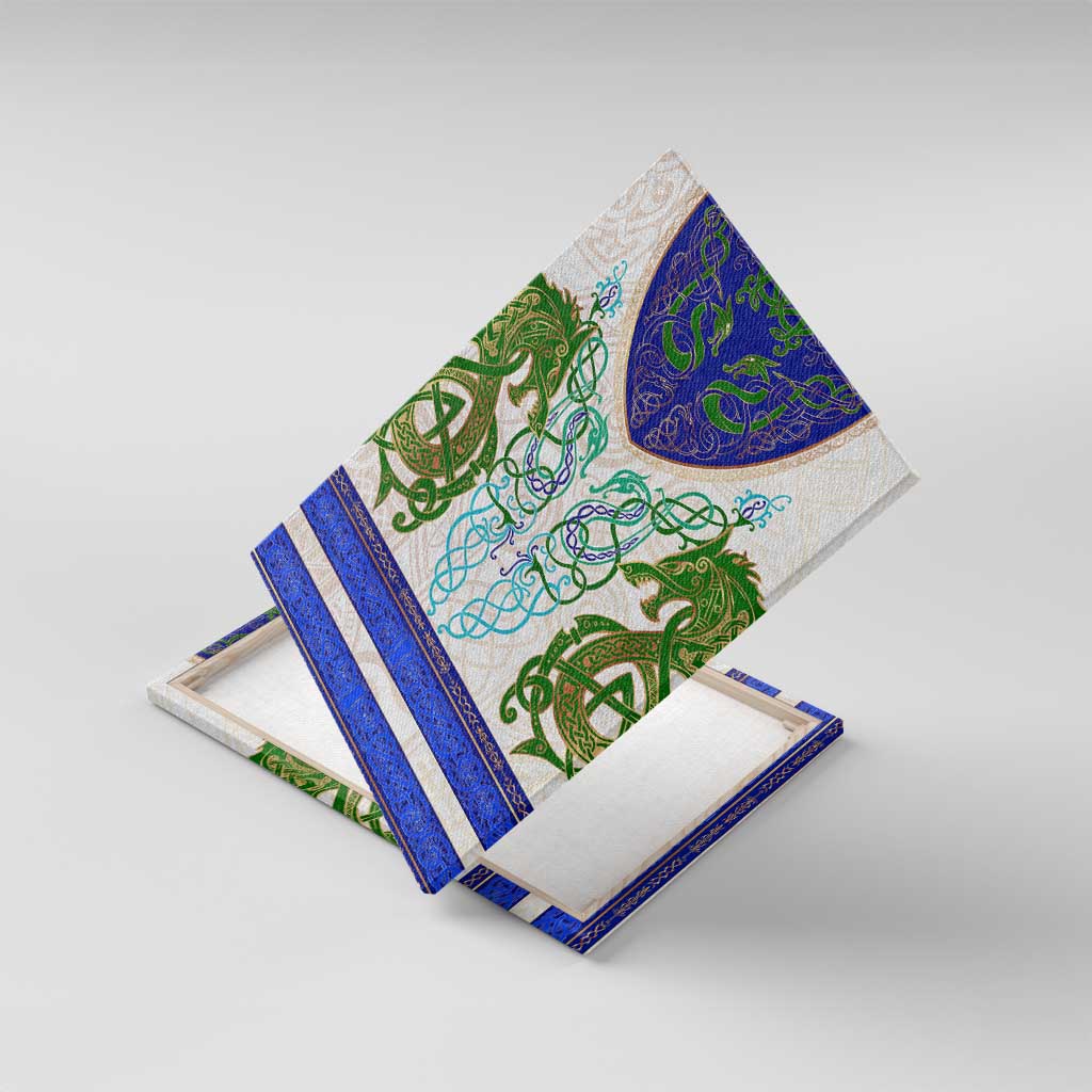 Dragon Celtic Knot Canvas Wall Art - Wonder Print Shop