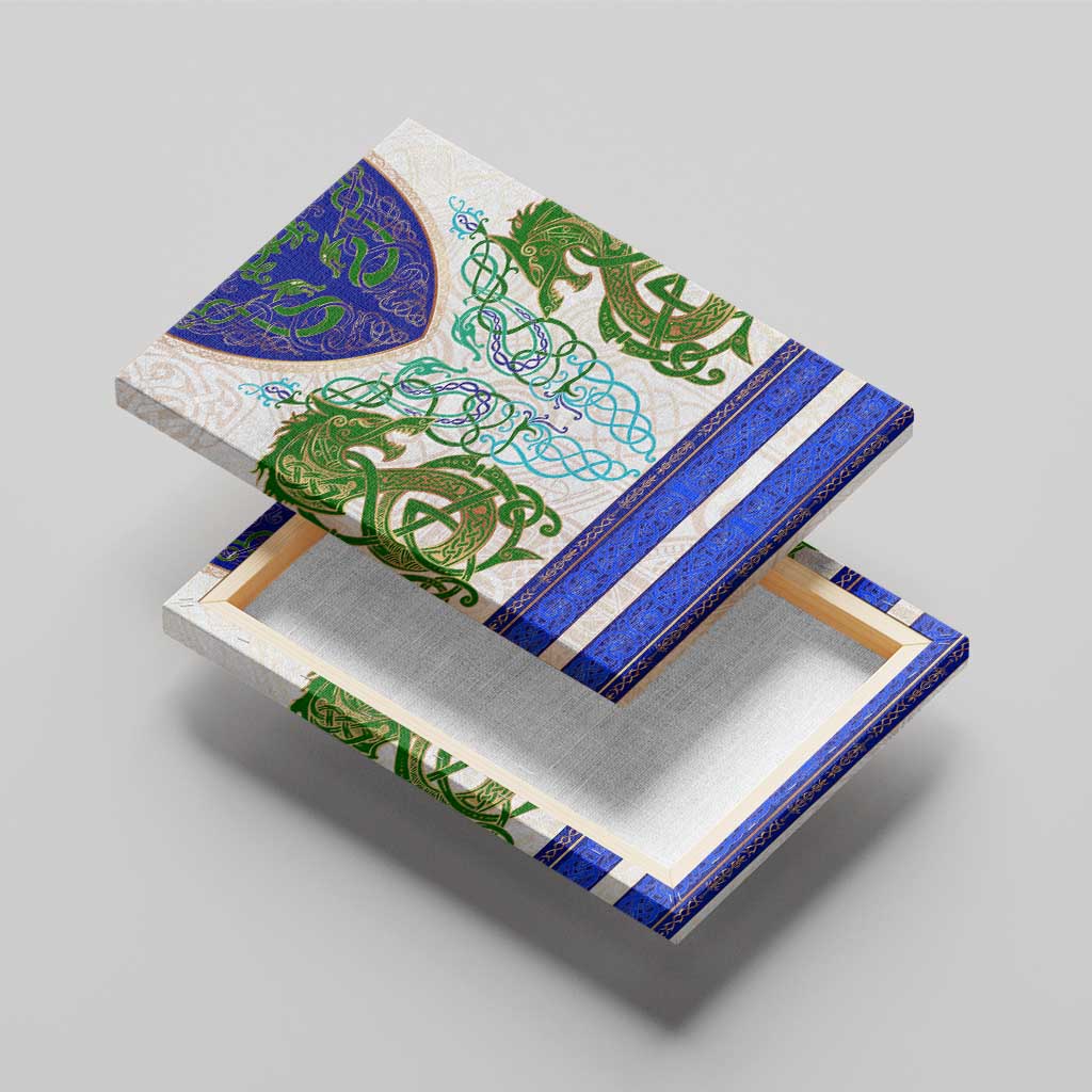 Dragon Celtic Knot Canvas Wall Art - Wonder Print Shop