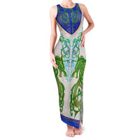 Dragon Celtic Knot Family Matching Tank Maxi Dress and Hawaiian Shirt - Wonder Print Shop