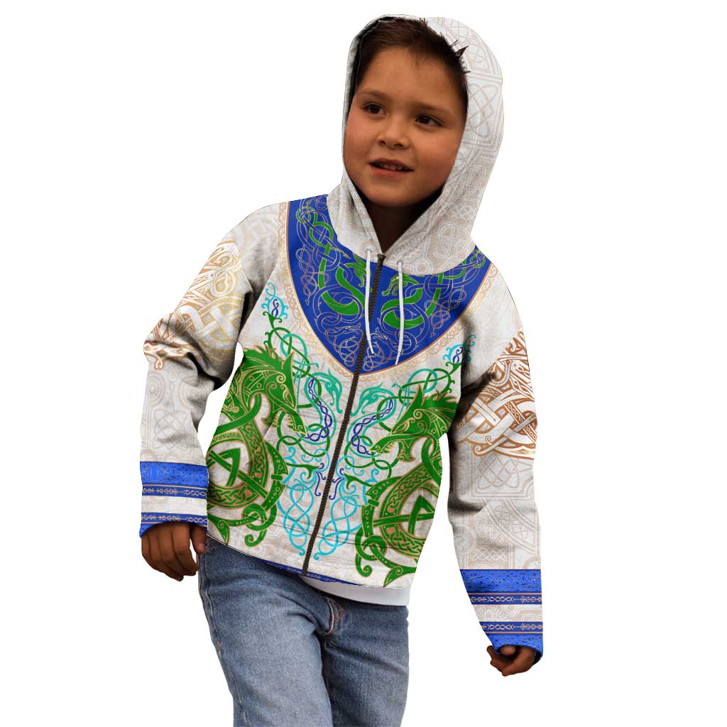 Dragon Celtic Knot Kid Hoodie - Wonder Print Shop