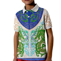 Dragon Celtic Knot Kid Polo Shirt - Wonder Print Shop