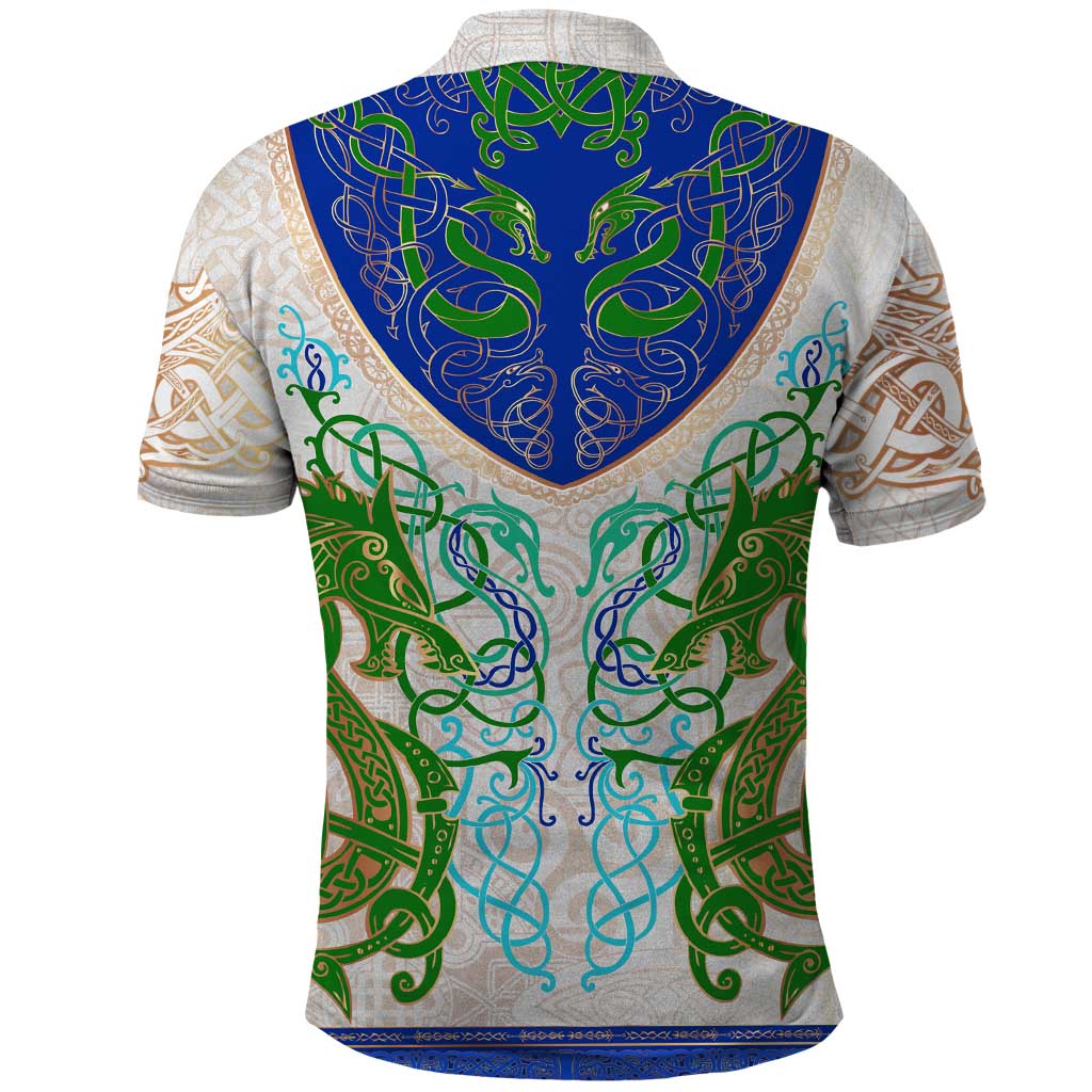 Dragon Celtic Knot Polo Shirt - Wonder Print Shop