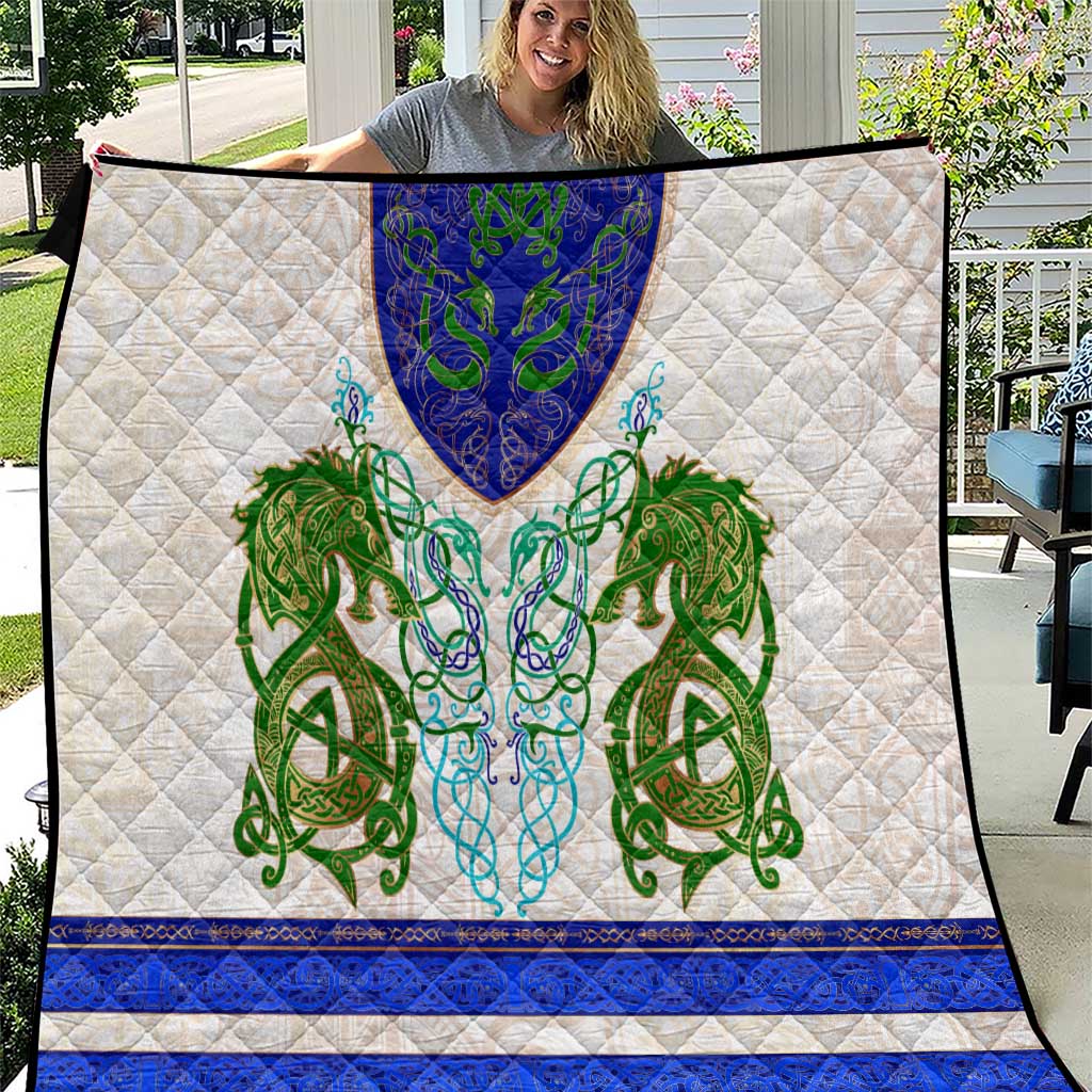 Dragon Celtic Knot Quilt - Wonder Print Shop