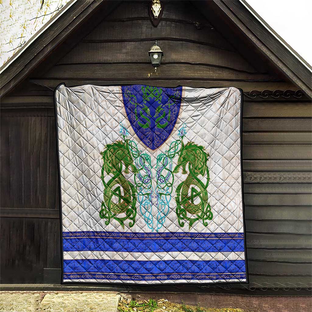 Dragon Celtic Knot Quilt - Wonder Print Shop