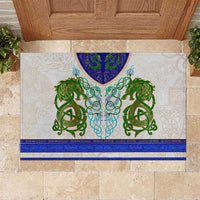 Dragon Celtic Knot Rubber Doormat - Wonder Print Shop