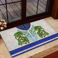 Dragon Celtic Knot Rubber Doormat - Wonder Print Shop