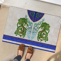 Dragon Celtic Knot Rubber Doormat - Wonder Print Shop