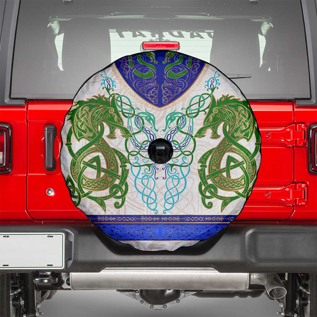 Dragon Celtic Knot Spare Tire Cover - Wonder Print Shop