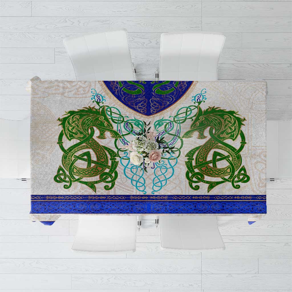 Dragon Celtic Knot Tablecloth - Wonder Print Shop