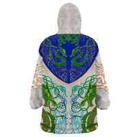 Dragon Celtic Knot Wearable Blanket Hoodie - Wonder Print Shop