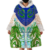 Dragon Celtic Knot Wearable Blanket Hoodie - Wonder Print Shop
