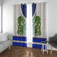 Dragon Celtic Knot Window Curtain - Wonder Print Shop