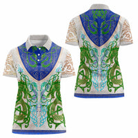 Dragon Celtic Knot Women Polo Shirt - Wonder Print Shop