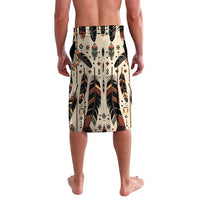 Native American Life Lavalava Teepee Village With Buffalo Bison - Wonder Print Shop