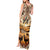 Native American Life Tank Maxi Dress Teepee Village With Buffalo Bison - Wonder Print Shop
