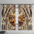 Native American Life Window Curtain Teepee Village With Buffalo Bison - Wonder Print Shop