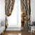 Native American Life Window Curtain Teepee Village With Buffalo Bison - Wonder Print Shop