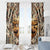 Native American Life Window Curtain Teepee Village With Buffalo Bison - Wonder Print Shop
