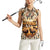 Native American Life Women Sleeveless Polo Shirt Teepee Village With Buffalo Bison - Wonder Print Shop