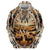 Native American Life Zip Hoodie Teepee Village With Buffalo Bison - Wonder Print Shop
