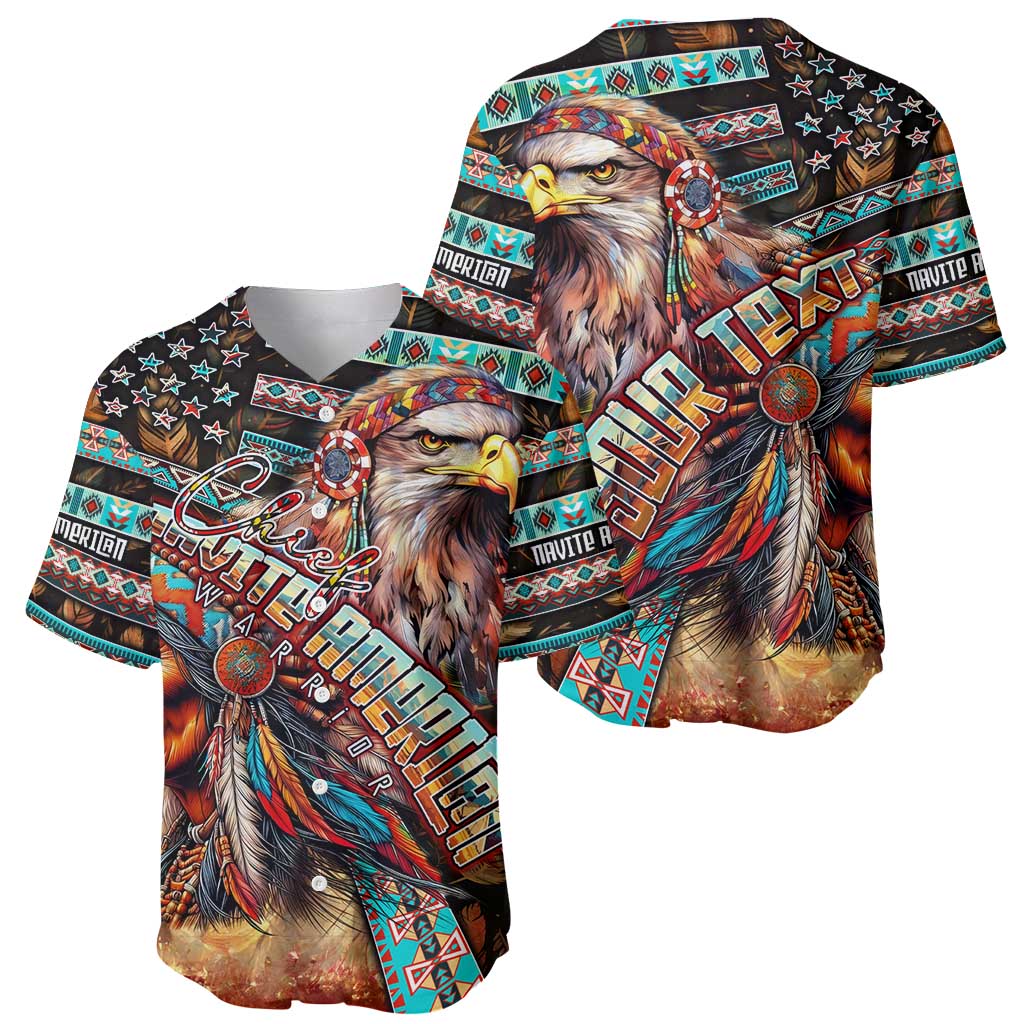 American Indian Warrior Chiefs Baseball Jersey - Wonder Print Shop