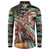 American Indian Warrior Chiefs Button Sweatshirt - Wonder Print Shop
