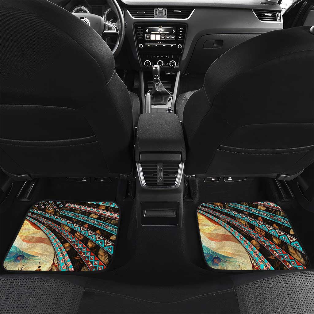 American Indian Warrior Chiefs Car Mats - Wonder Print Shop